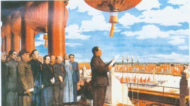 珍贵历史影像：毛泽东宣布中华人民共和国正式成立