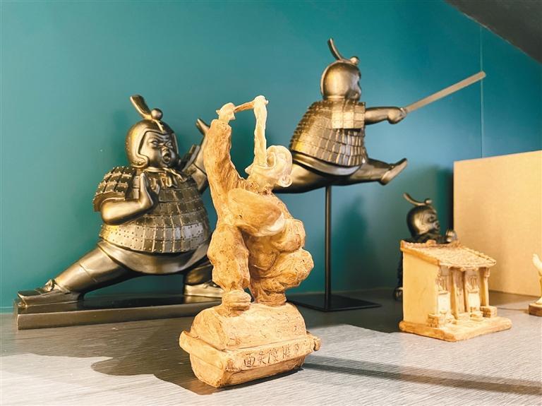 同盛祥饭店内随处可见关中特色的陈设。