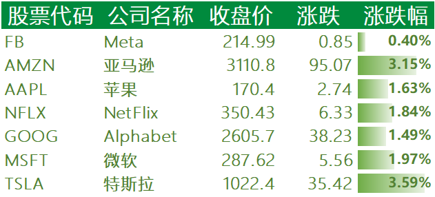 美国主要科技巨头