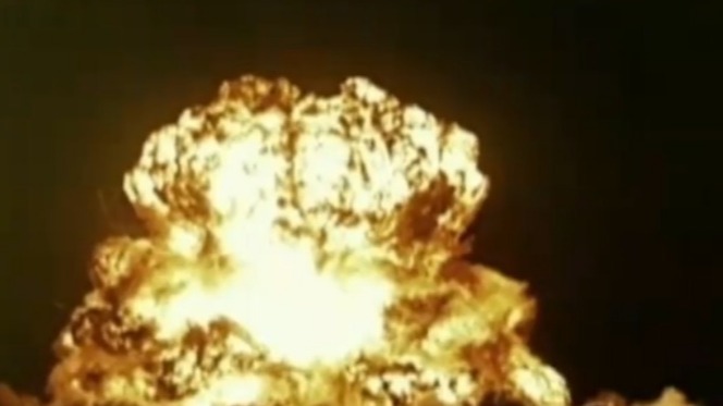 1964年，中国第一颗原子弹爆炸试验圆满成功