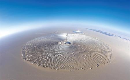 敦煌首航节能100兆瓦熔盐塔式光热发电项目