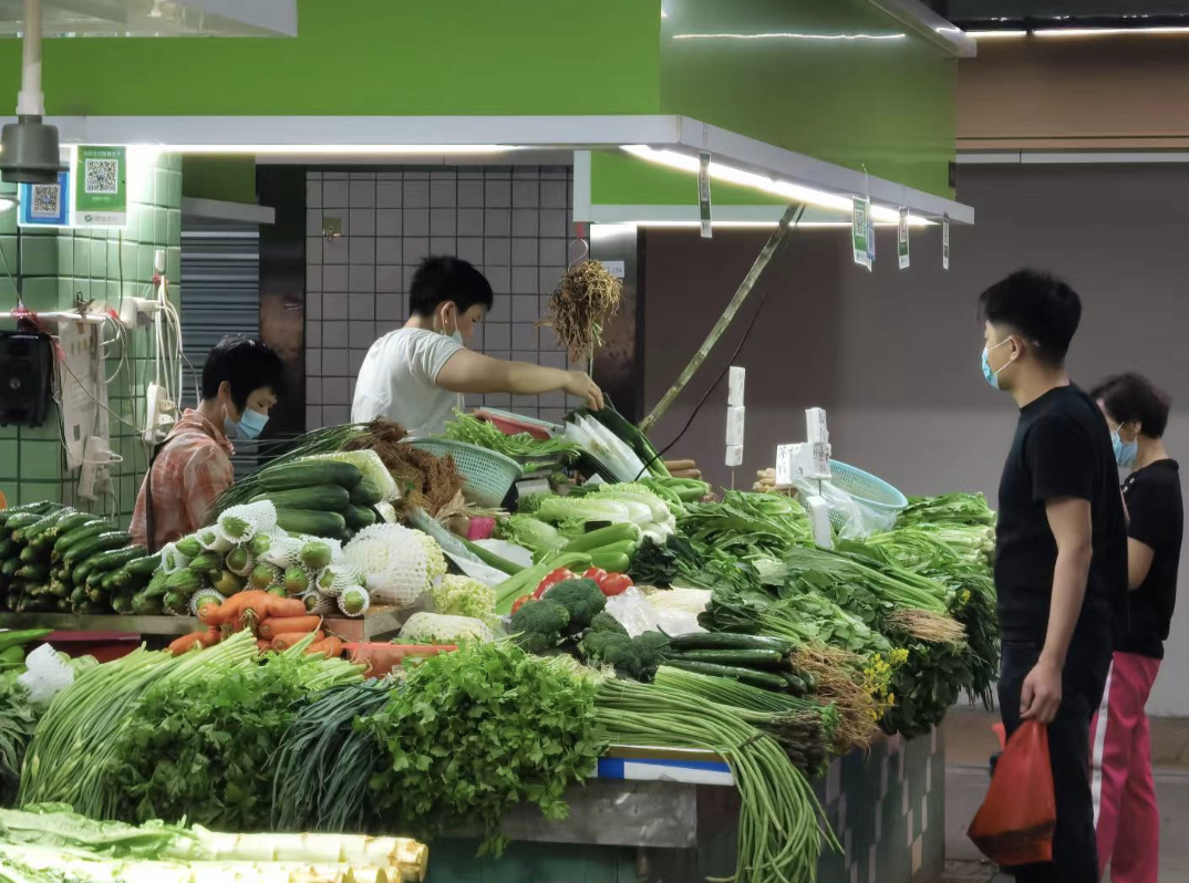 菜市场档口照片图片