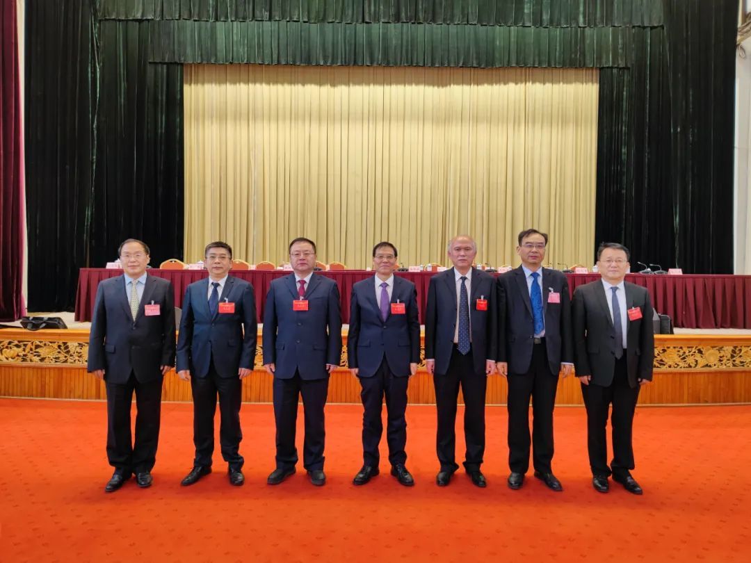 民进甘肃省第九届委员会主委、副主委、秘书长合影