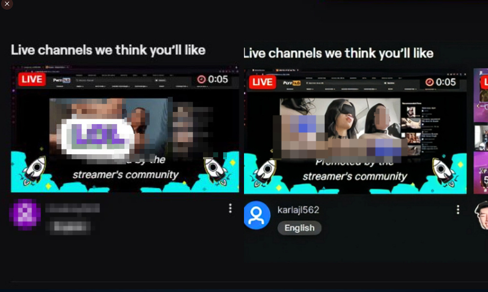 全球最大直播平台搞黄色！首页播放P站视频，观众看懵了