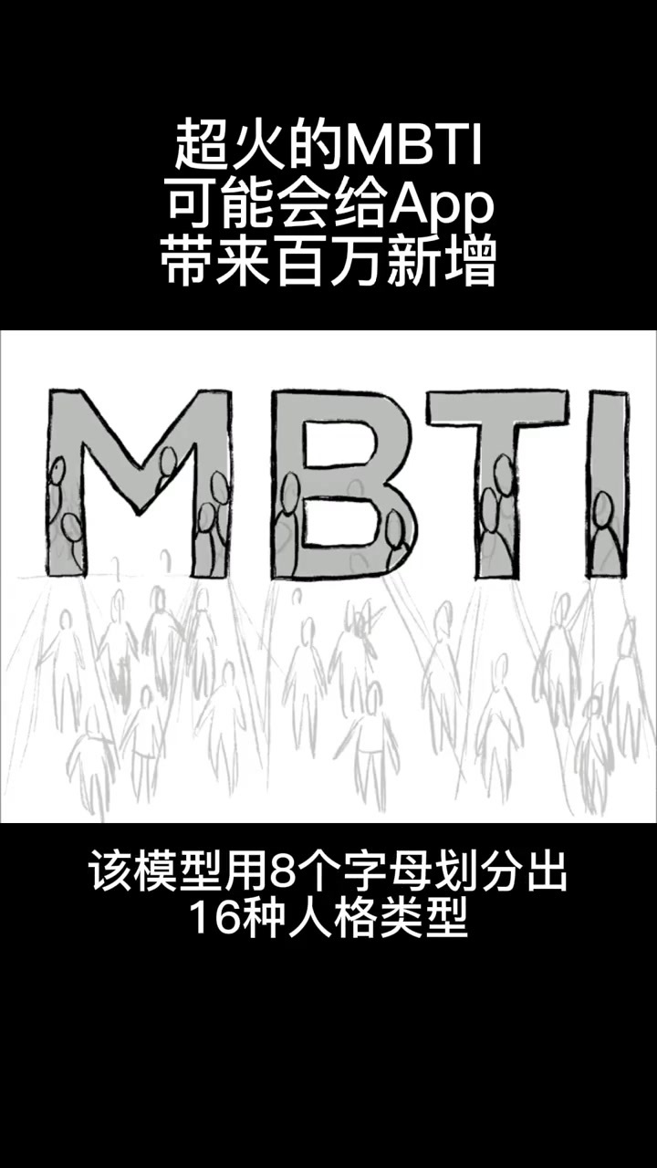 画说热点|火遍全网的MBTI可能会给App带来百万新增