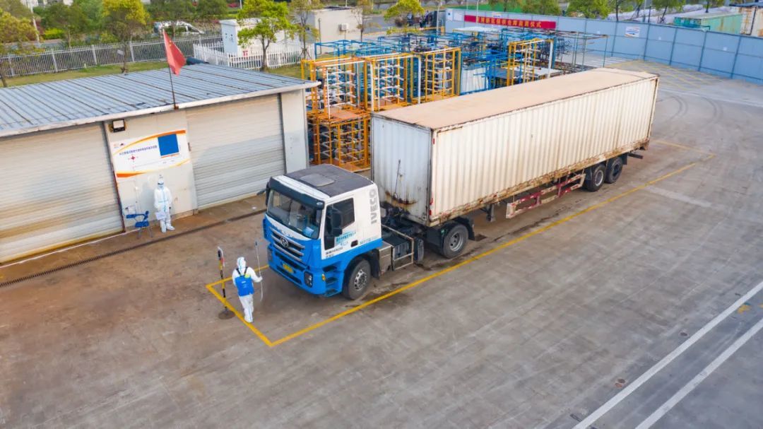 长三角重点物资宁波中转站启用