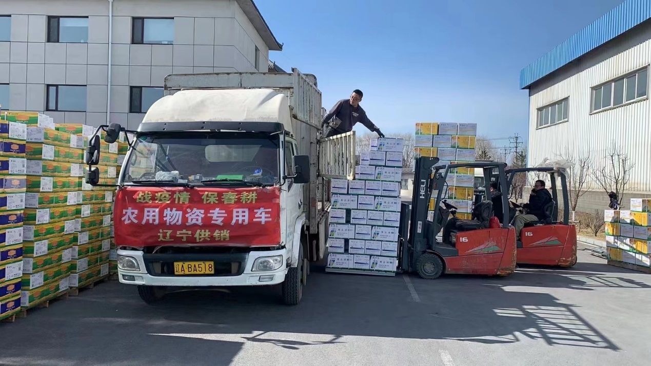 辽宁省农药有限公司在为春耕备货