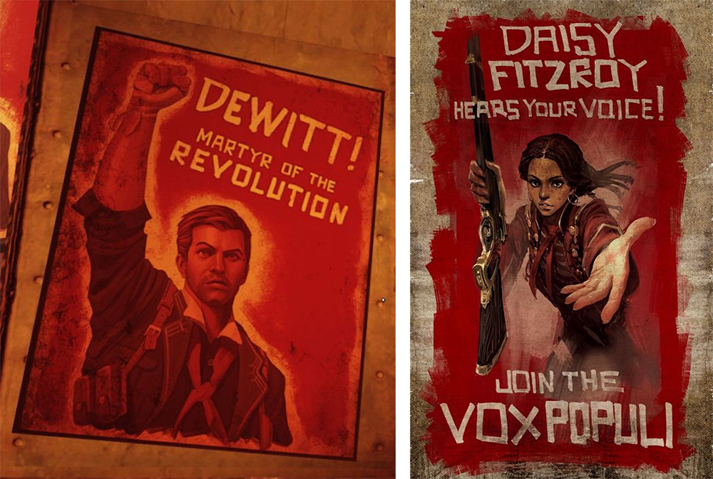 《生化奇兵：无限》里抵抗组织的海报