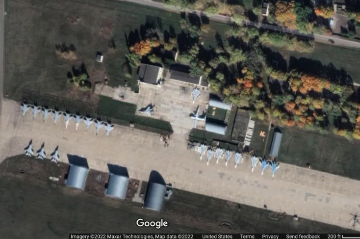 谷歌地图上的利佩茨克空军基地图片