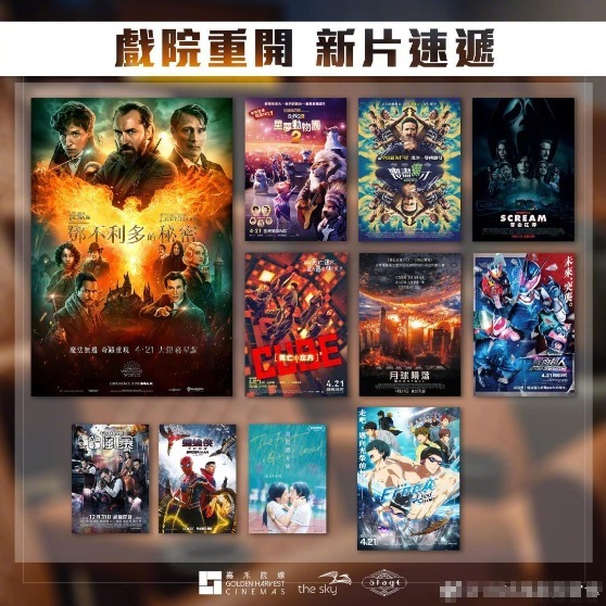 停工3个月后香港影院复工 多部新片上映