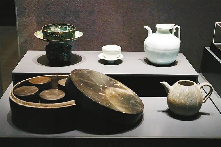 ▲吕氏家族墓出土文物。 （陕西考古博物馆供图）