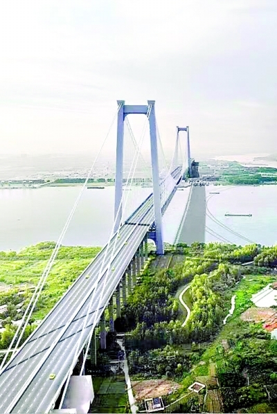 燕矶长江大桥桥位最新图片