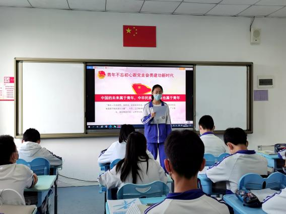 以青春之名传五四精神 青岛海诺学校致敬青春力量