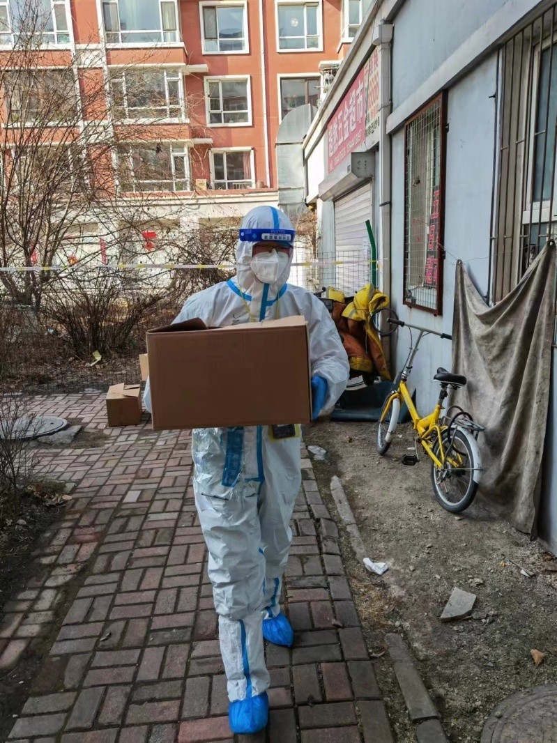 长春经开区兰州社区第一书记王子沐坚守防疫一线做居民群众的守护者