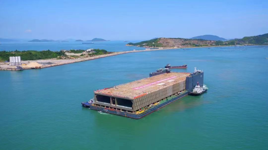 建功大湾区南沙船企深中通道海底隧道钢壳制造圆满收官