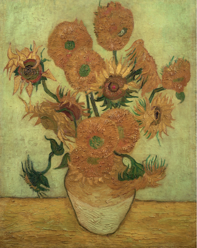 文森特·梵·高（1853—1890），《向日葵》（《艺术与科学：从野生茄子到三宅一生》插图）