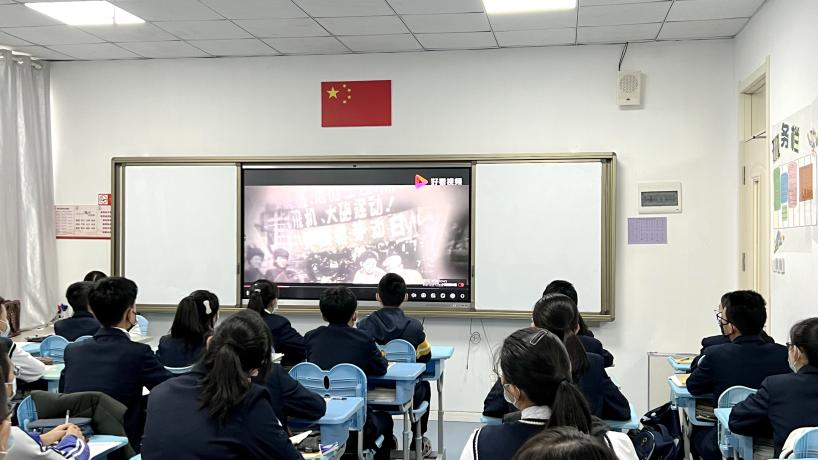 以青春之名传五四精神 青岛海诺学校致敬青春力量