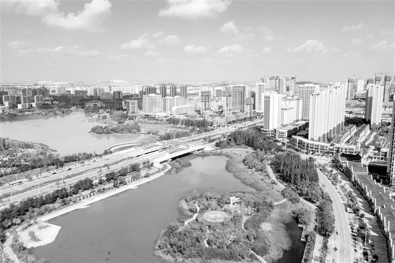 兰州新区栖霞湖