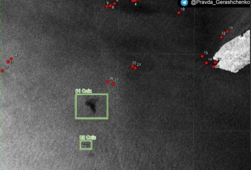 北约定位“莫斯科”号巡洋舰沉没坐标 乌媒公布卫星图像