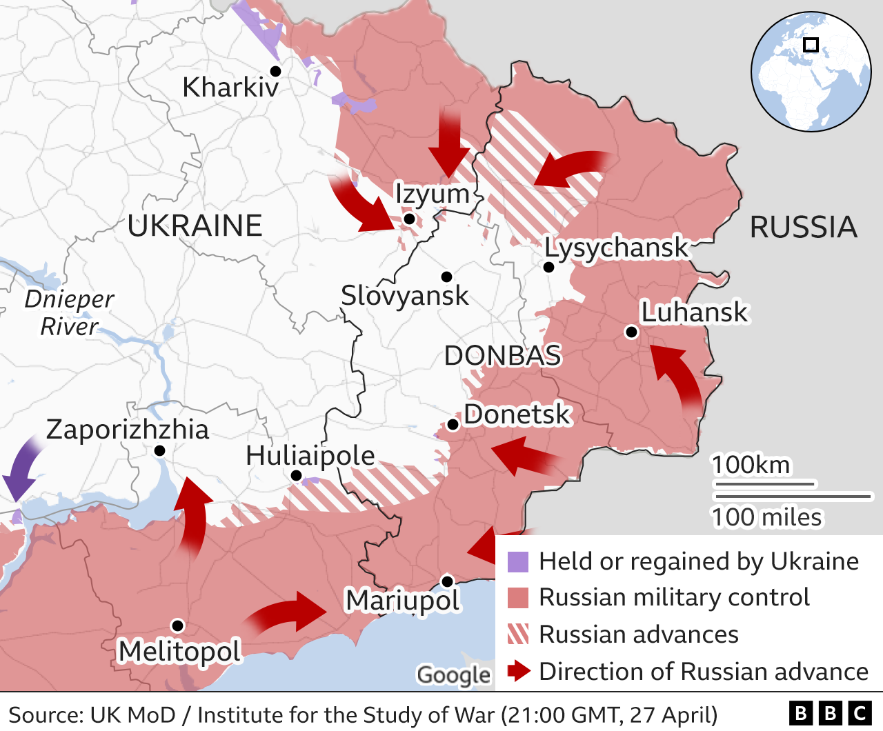 前“顿涅斯克共和国”国防部长：俄军顿巴斯攻势进展太慢