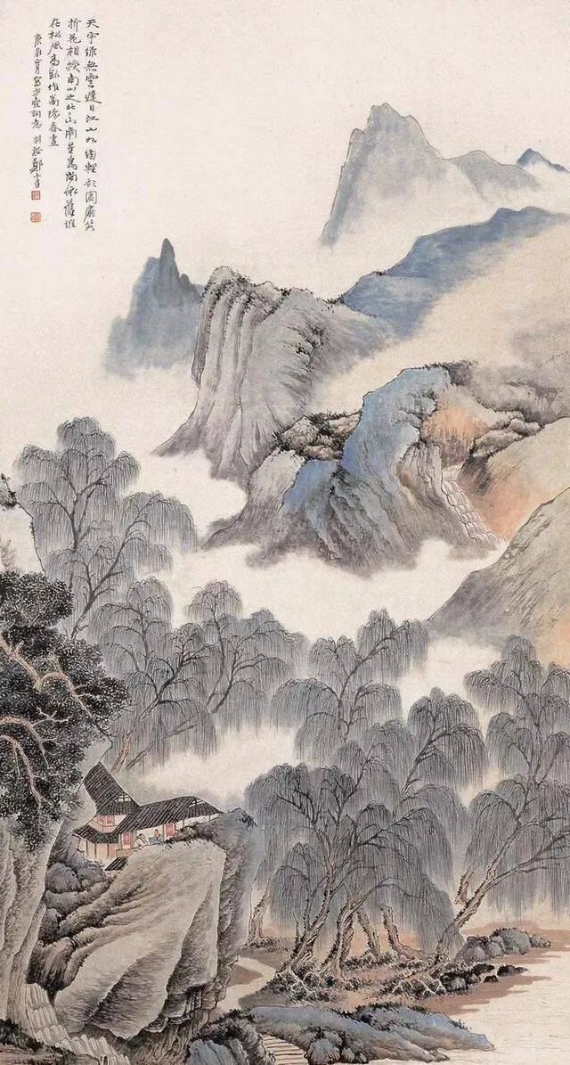 郑午昌山水：笔墨精到，神韵悠扬