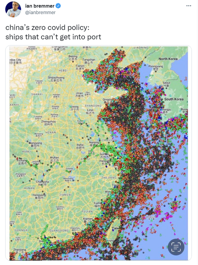 防疫政策导致中国沿海船只拥堵无法进港？严重误导！