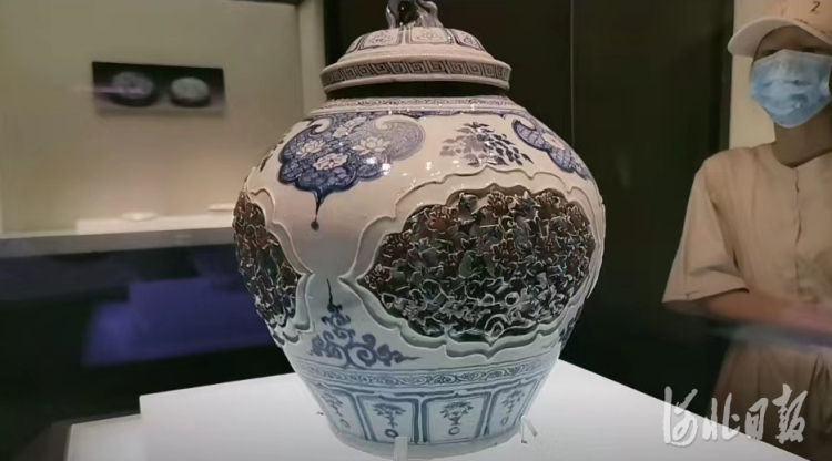 线上直播主持人的讲解同样吸引着观众观看。图为直播截图