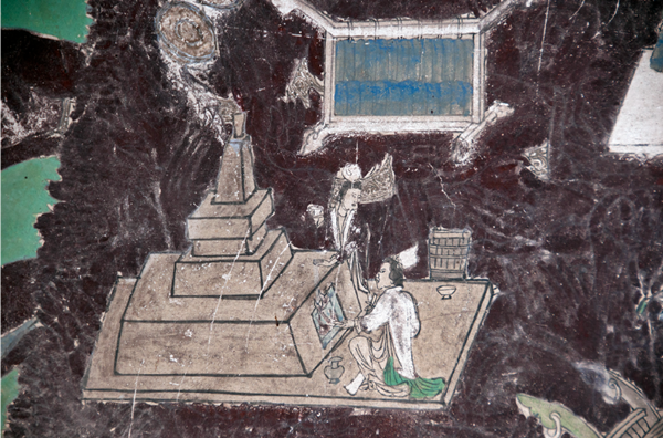 酿酒图，榆林窟第3窟，西夏