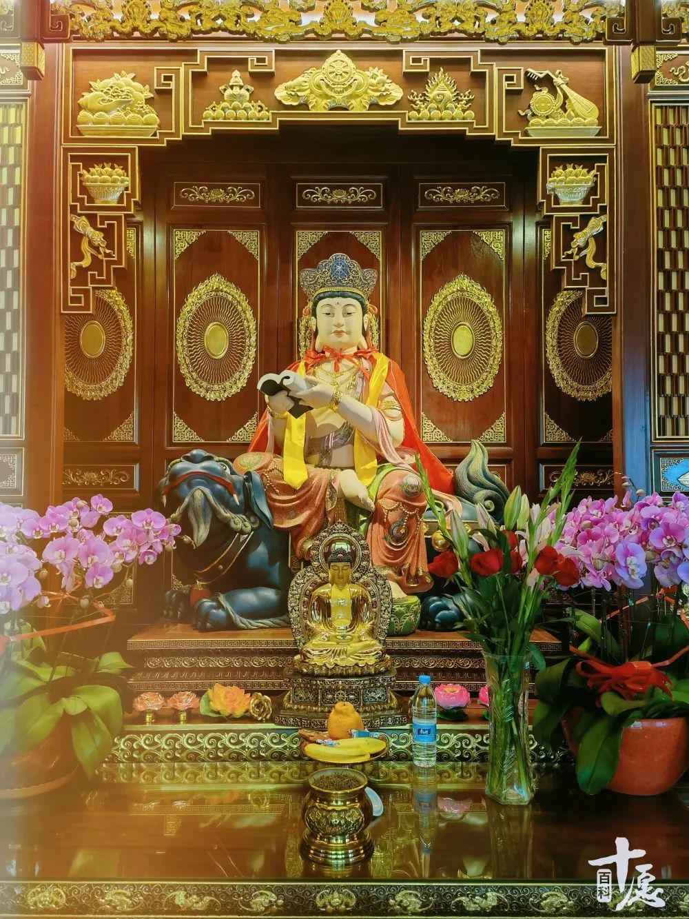北京八大处四处大悲寺文殊菩萨圣像(图片来源:十愿百科 摄影:北京大悲