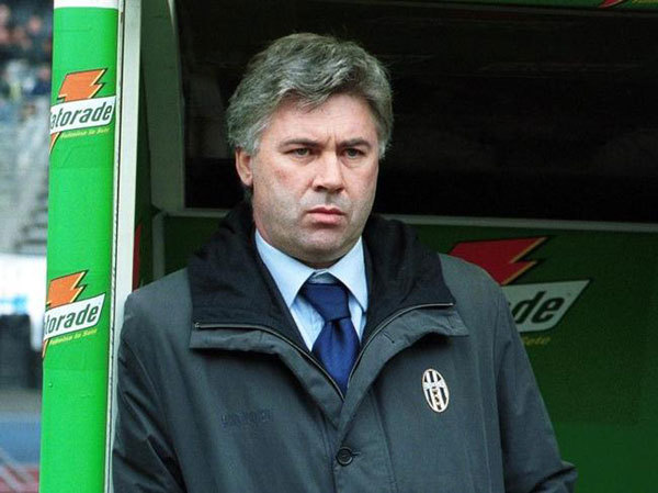 尤文图斯时期的安切洛蒂。