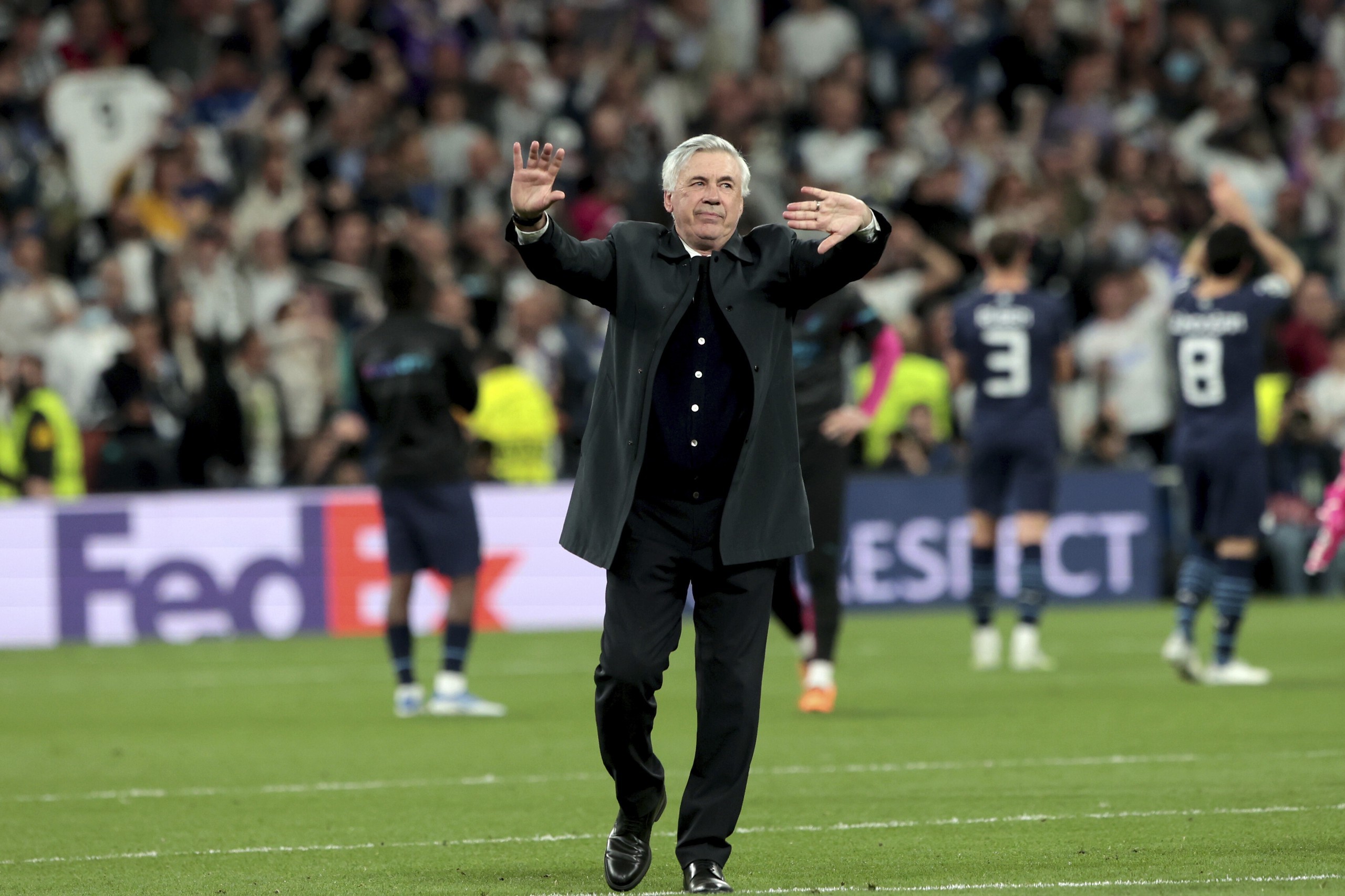 带领皇马在欧冠半决赛对曼城完成惊天大逆转。