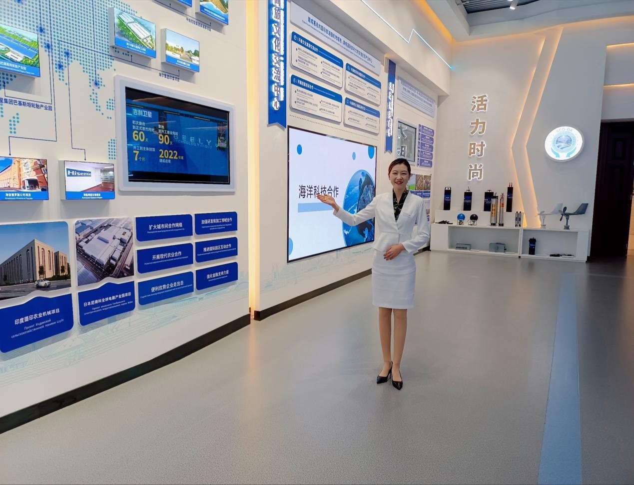 讲好上合故事,传播上合声音,上合示范区展厅讲解团队平均年龄仅24岁