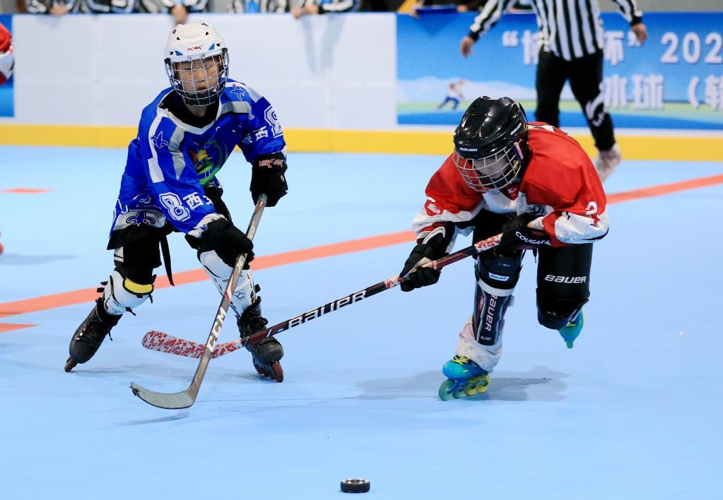 青少年轮滑冰球比赛厚植陕西后冬奥时代冰雪运动土壤