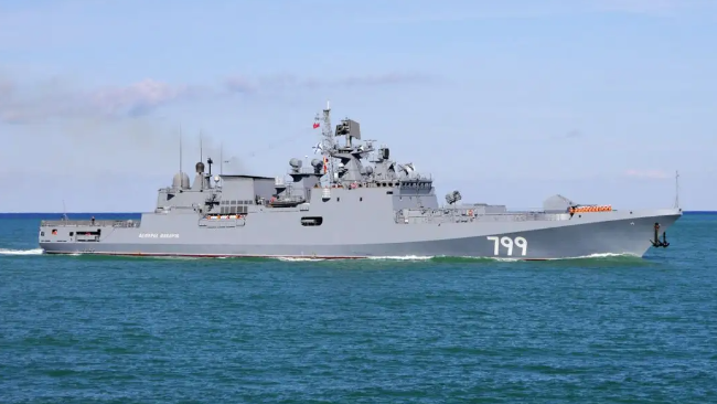乌方称击沉俄黑海舰队“马卡罗夫海军上将”号护卫舰 