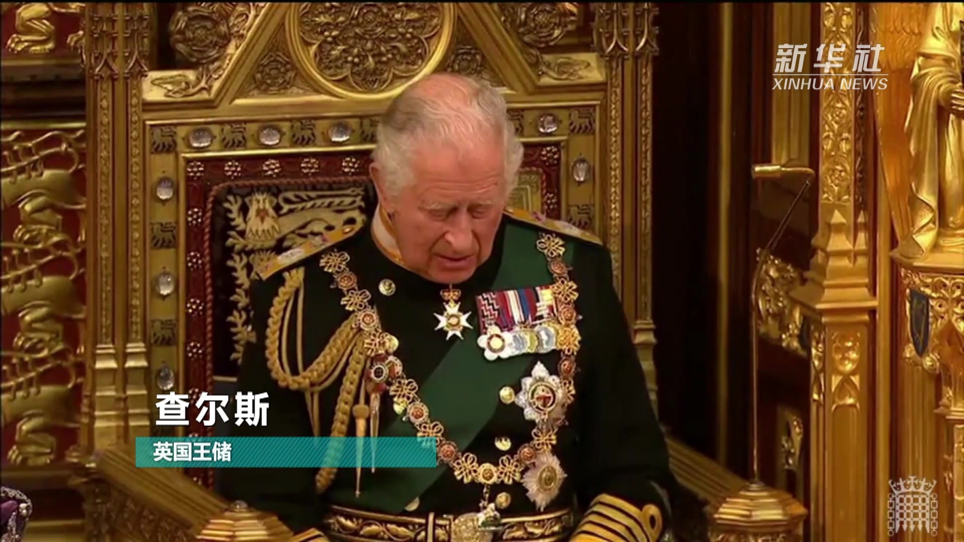 英国王储查尔斯首次代表女王发表议会开幕讲话