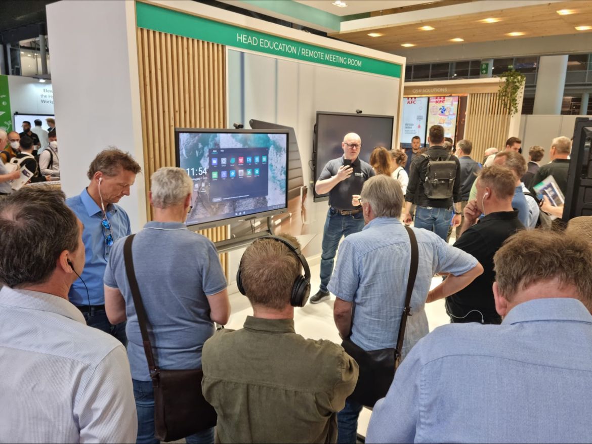 出海新动作！海信商用显示全阵容产品首次亮相ISE 2022舞台