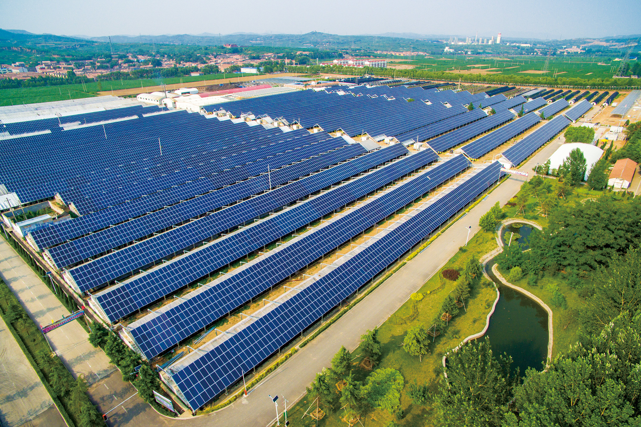 现代化智慧农业大棚