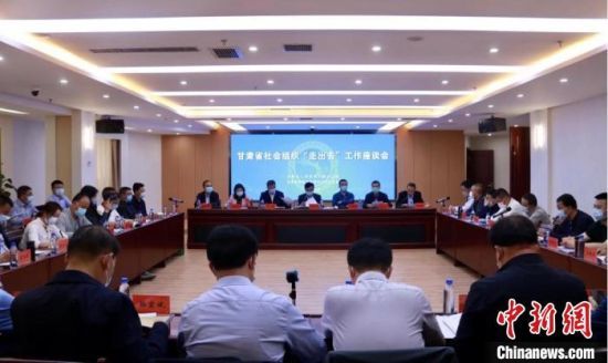 5月12日，甘肃省社会组织“走出去”工作座谈会在兰州市举行。图为会议现场。　闫姣 摄