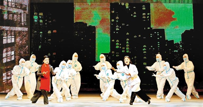 秦腔《守护者》剧照 记者 尚洪涛 摄