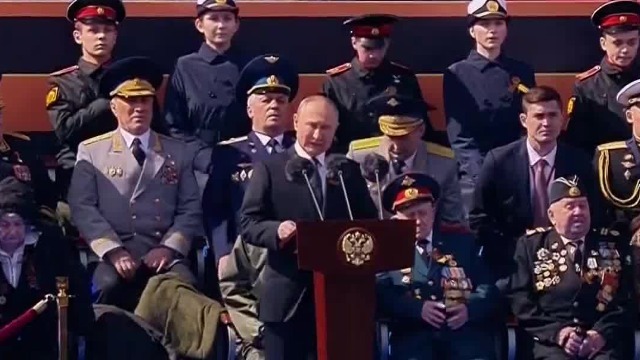 完整视频：普京在俄胜利日红场阅兵式上的讲话
