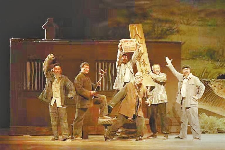 话剧《八步沙》演出场景