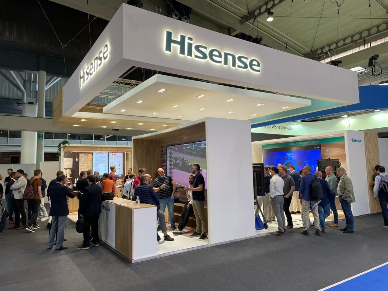 出海新动作！海信商用显示全阵容产品首次亮相ISE 2022舞台