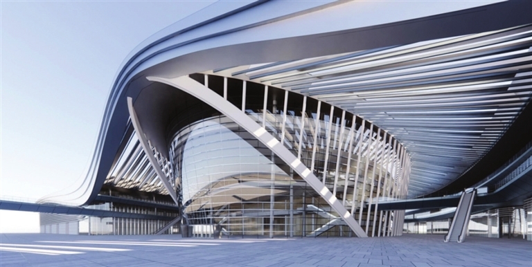 翠亨新区国际会展中心(暂定名)项目效果图.图/受访者提供