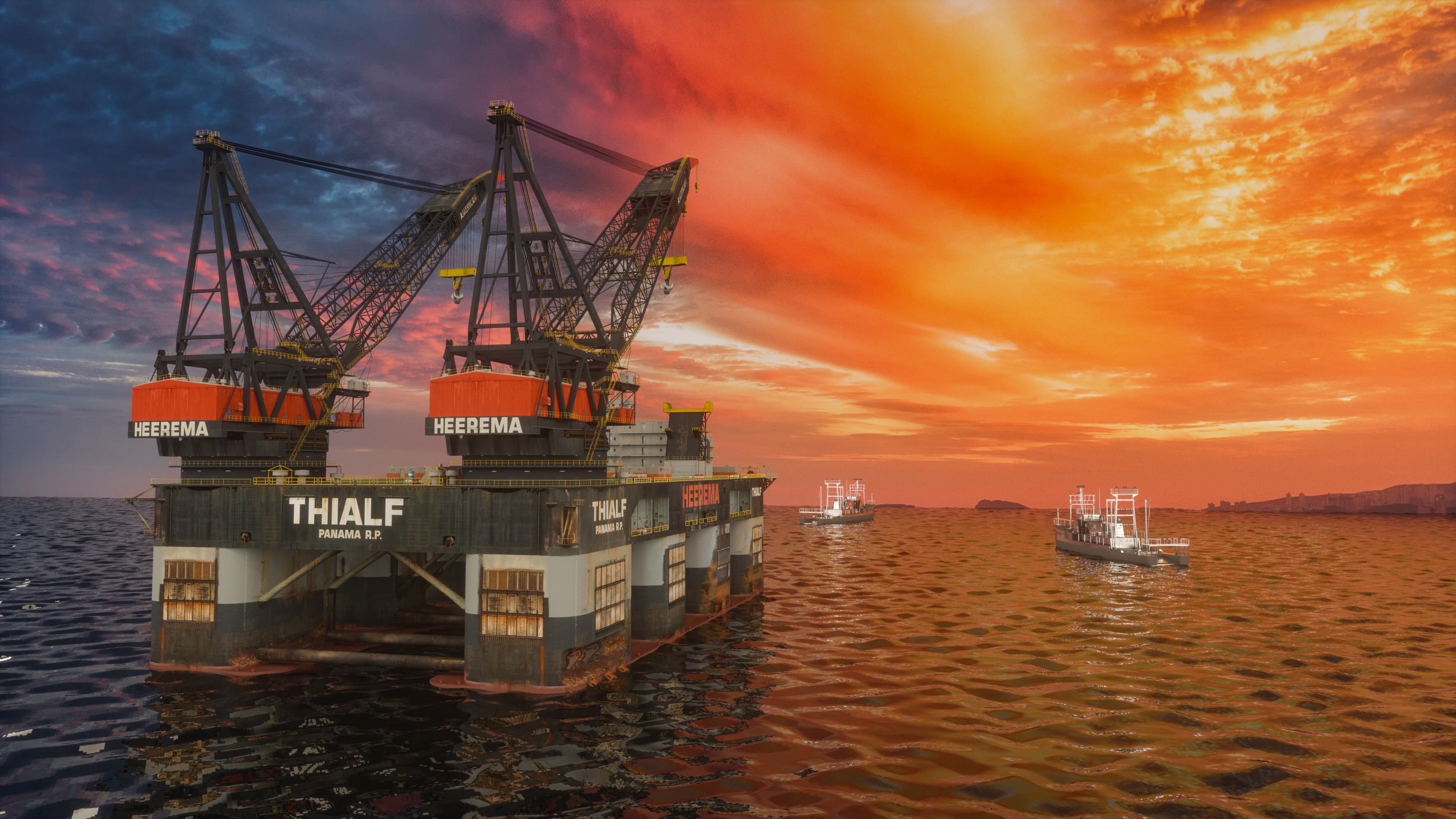 渤海油田CEP组块在青岛顺利完成主体结构封顶