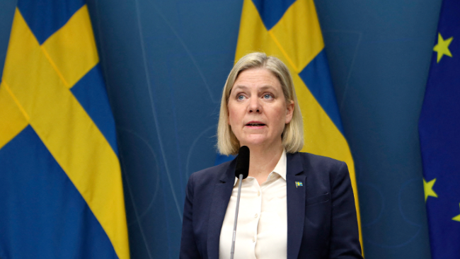 瑞典打破200年军事不结盟传统 决定申请加入北约