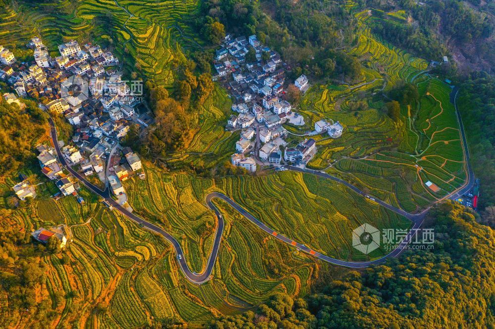 婺源县江岭景区"网红公路",扮靓了乡村,方便了出行,促进了当地观光