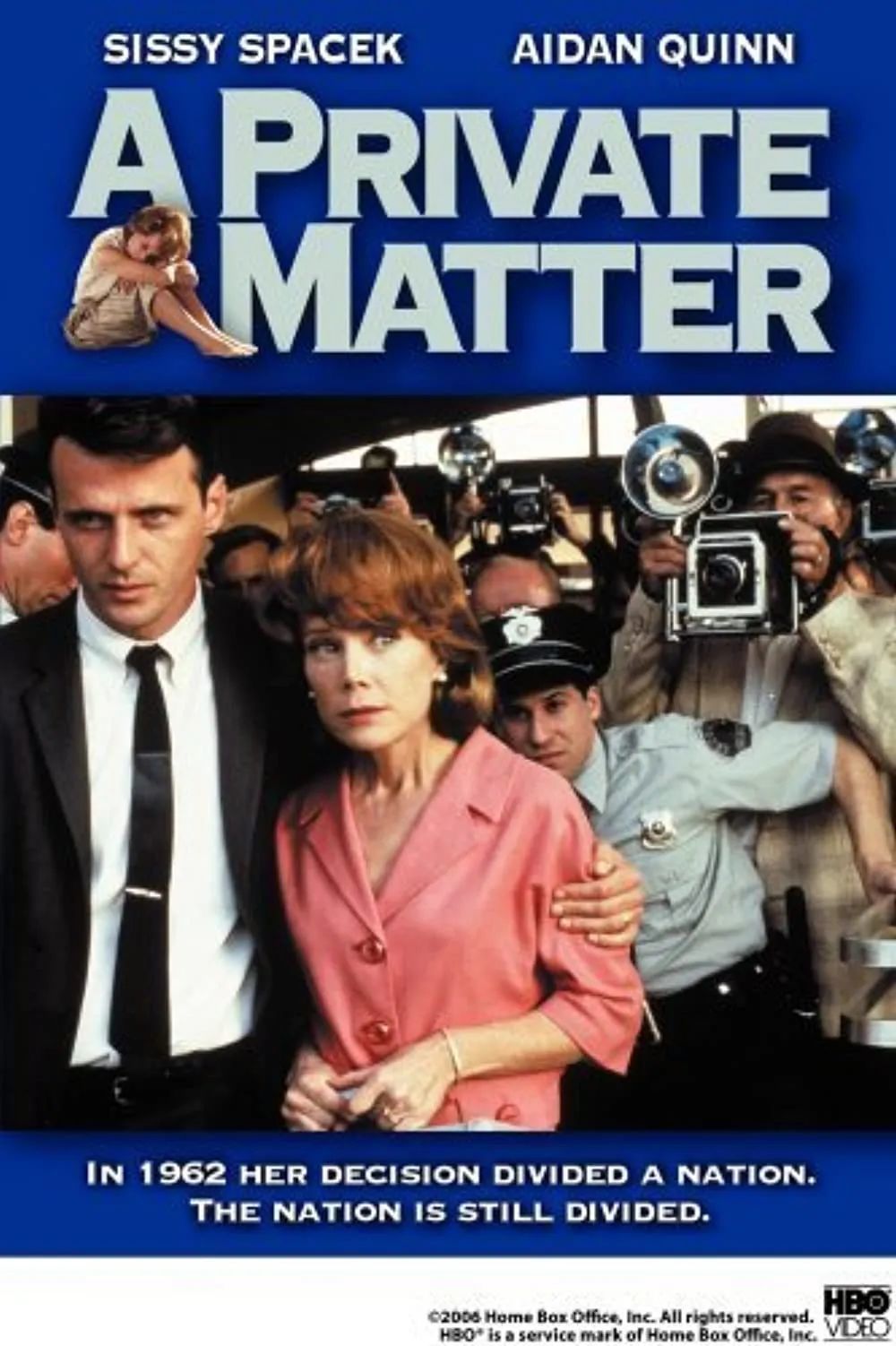 根据谢丽·芬克拜恩事件改编的电影《生命的抉择》（A Private Matter）海报。