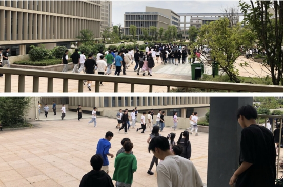 赣州职业技术学院开展防震减灾应急疏散演练活动