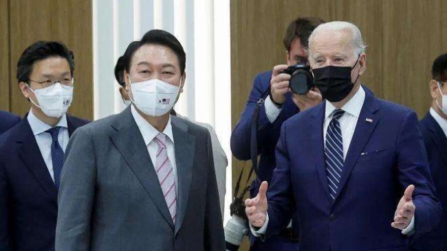 韩方：拜登没有要求韩国为乌克兰提供武器 未讨论萨德问题