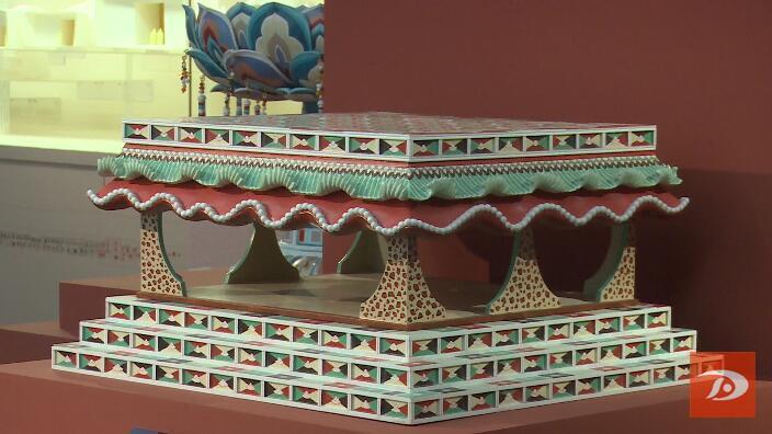 3D打印50余件复原实物 一起细品敦煌壁画中的建筑之美